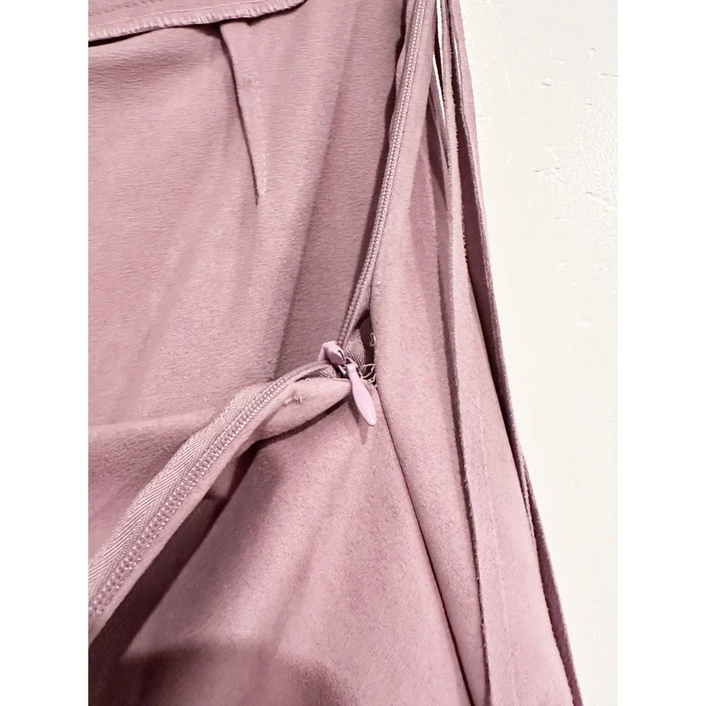 NWT Idyllwind Purple Fringe Faux Suede Skirt Size XS